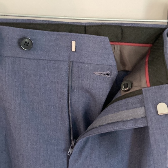 Van Huesen 38x30 Slim Fit Flex Blue Slacks - Picture 2 of 12